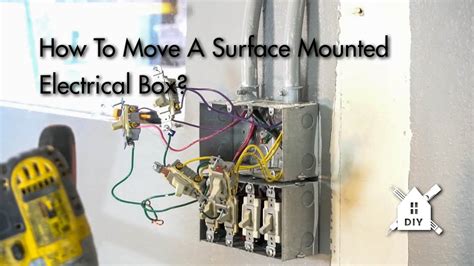 can you move a junction box|moving electrical outlet box.